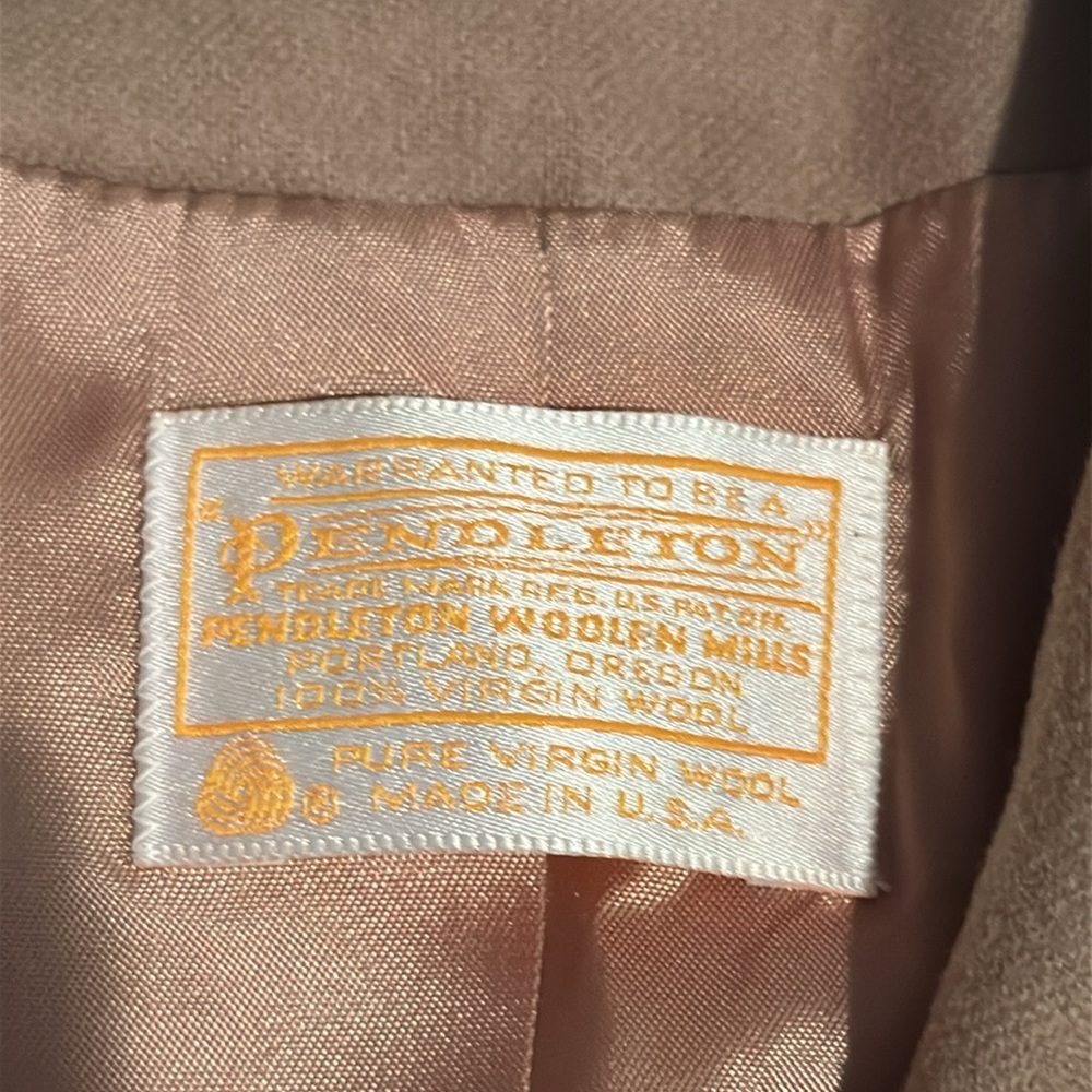 Pendleton Tan Blazer Jacket - image 2